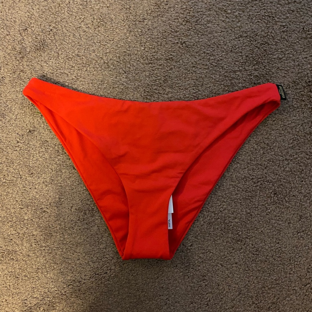 NWT Moschino Logo Patch Bikini Bottoms